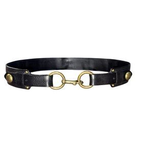Coach Dog Leash Belt Black Small